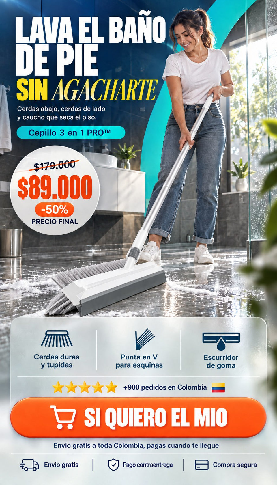 Cepillo 3 en 1 PRO™ — $89.000, envío gratis y pago contraentrega