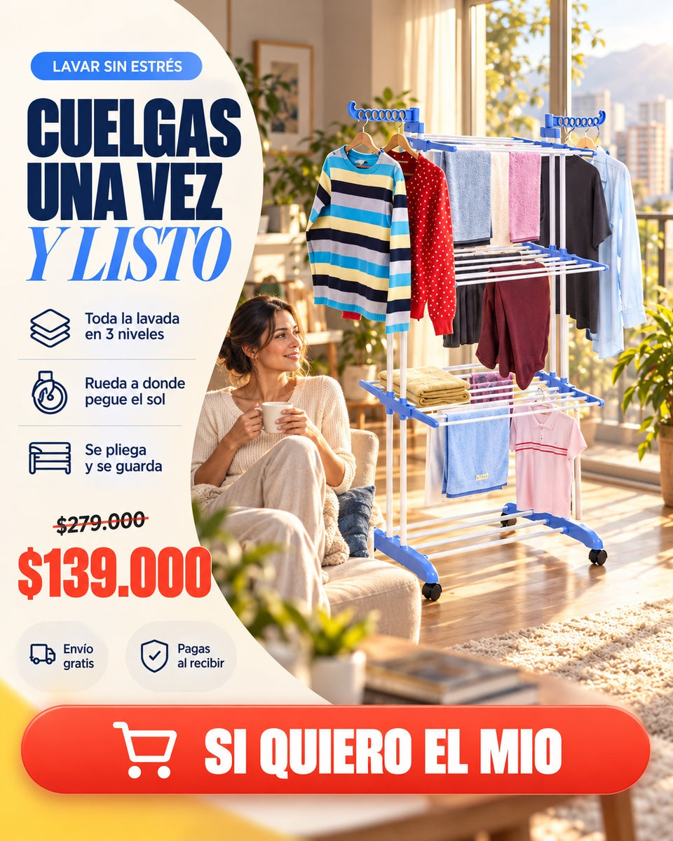 Cuelgas una vez y listo — $139.000